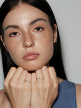 S925 Sterling Silver Moissanite Minimalist French-Inspired Ring